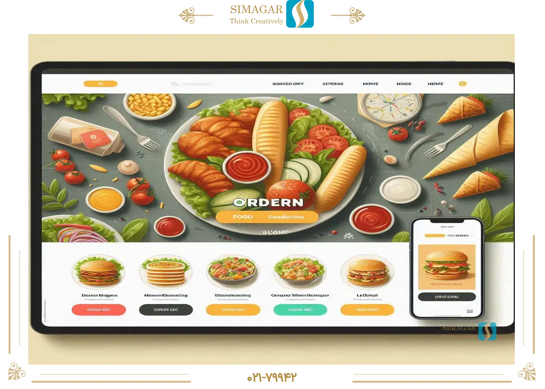 طراحی سایت سفارش غذا